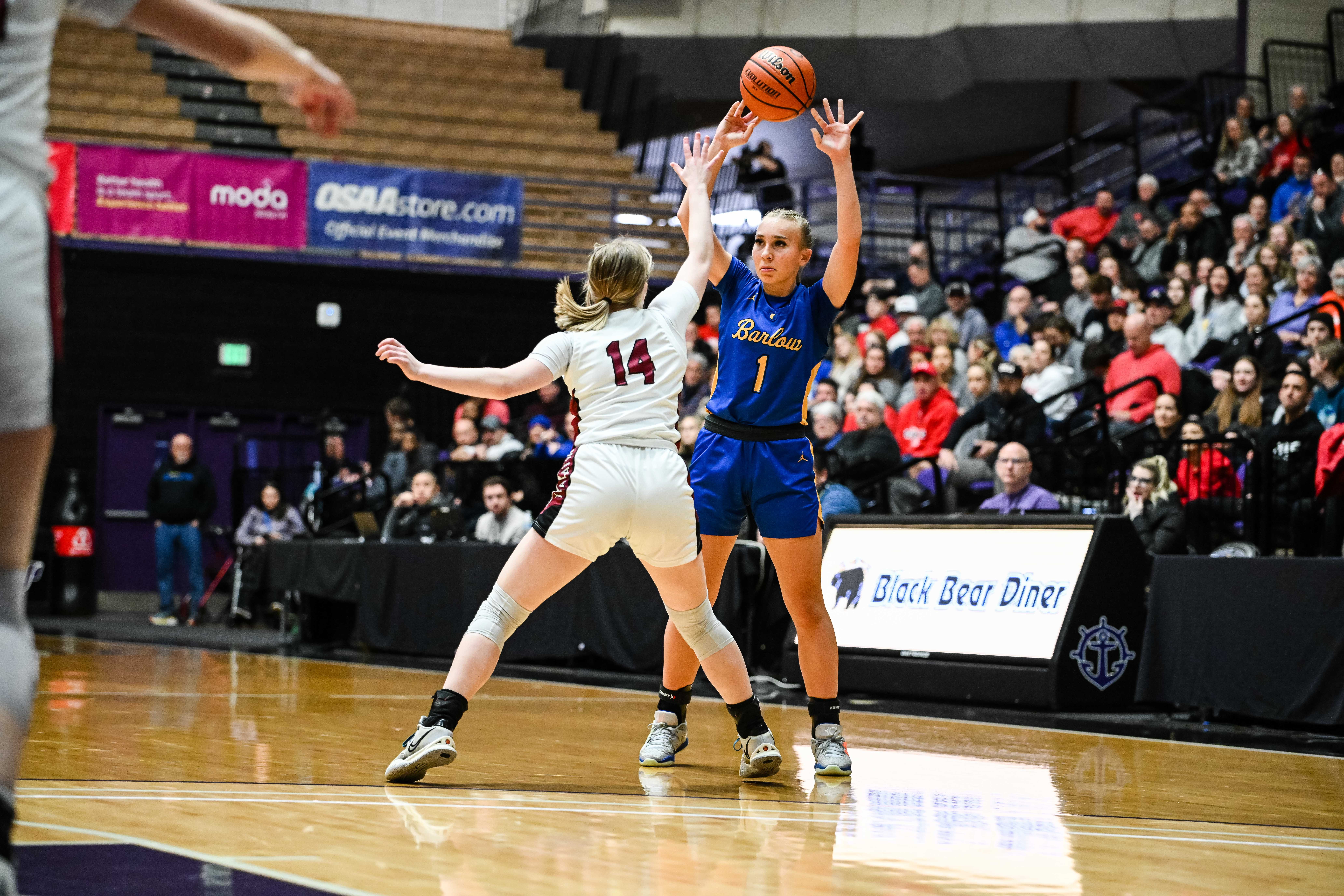 Barlow Tualatin 6A Oregon girls basketball quarterfinal Naji Saker -65